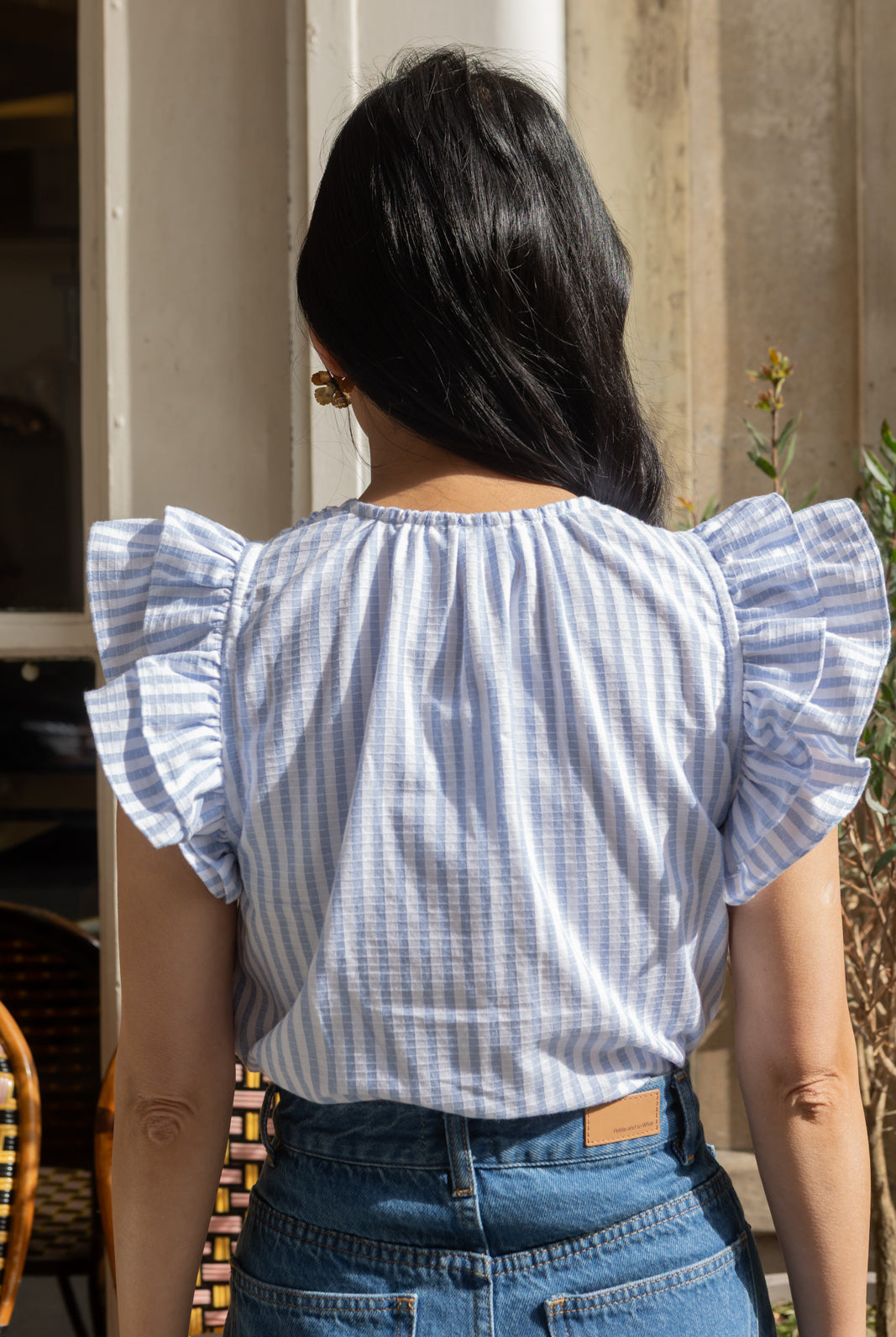 Petite-and-so-what-blouse-rayure-bleu-volant-femme-petite-alicia