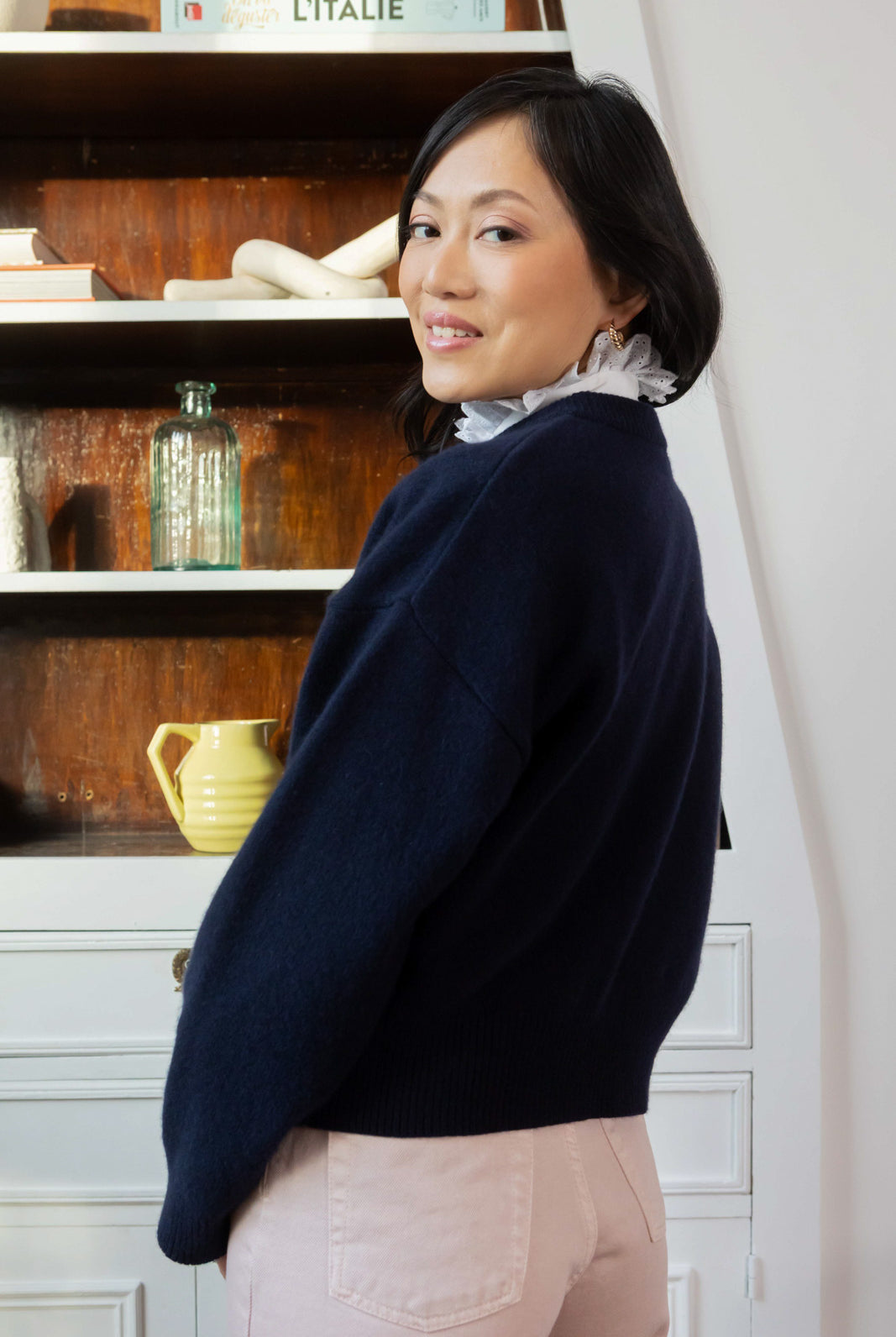 Petite-and-so-what-cardigan-maille-femme-petite-bleu-marine-laine