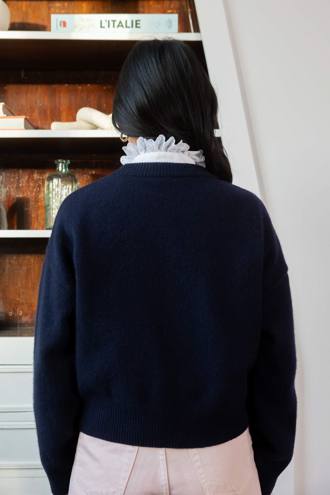 Petite-and-so-what-cardigan-maille-femme-petite-bleu-marine-laine