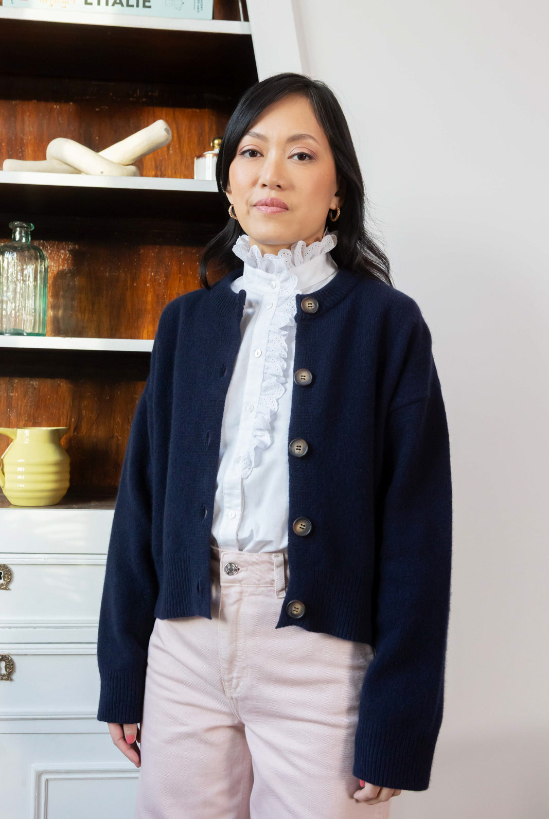 Petite-and-so-what-cardigan-maille-femme-petite-bleu-marine-laine