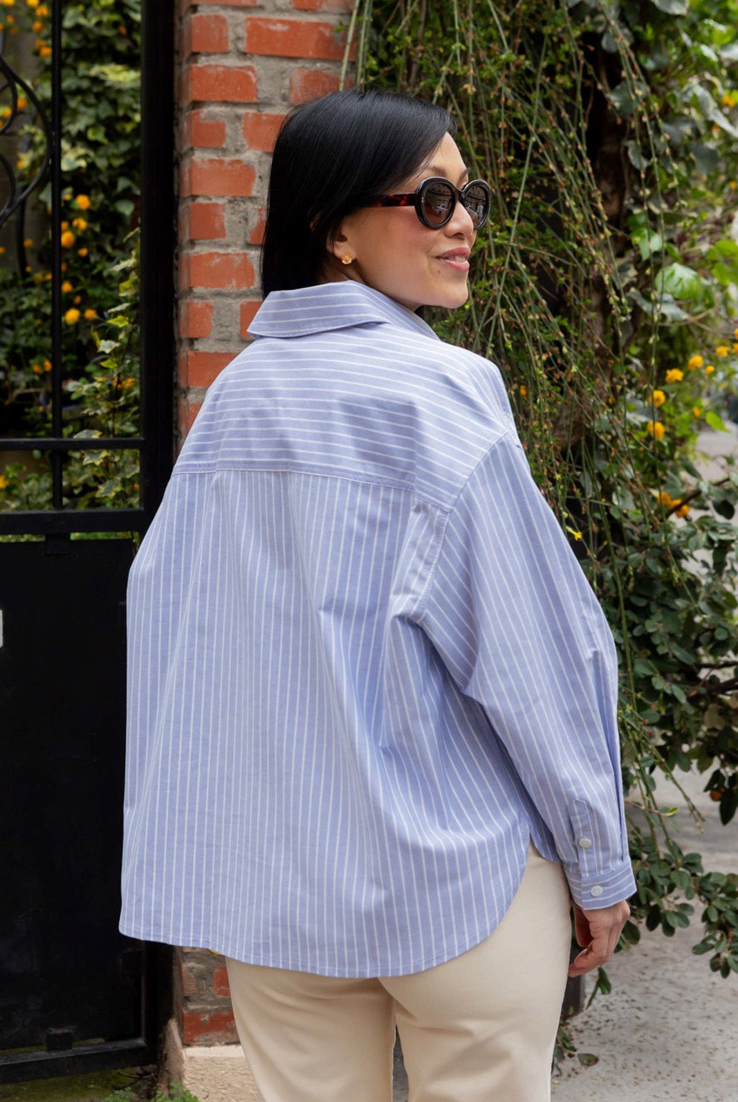 Petite-and-so-what-chemise-oversizve-rayure-bleu-femme-petite-sibylle