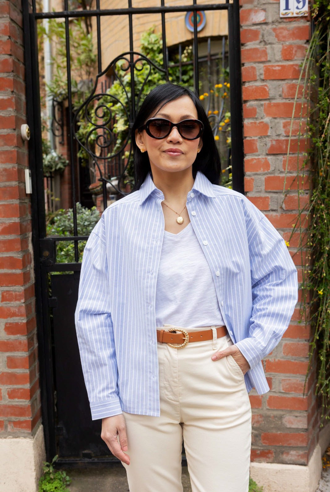 Petite-and-so-what-chemise-oversizve-rayure-bleu-femme-petite-sibylle