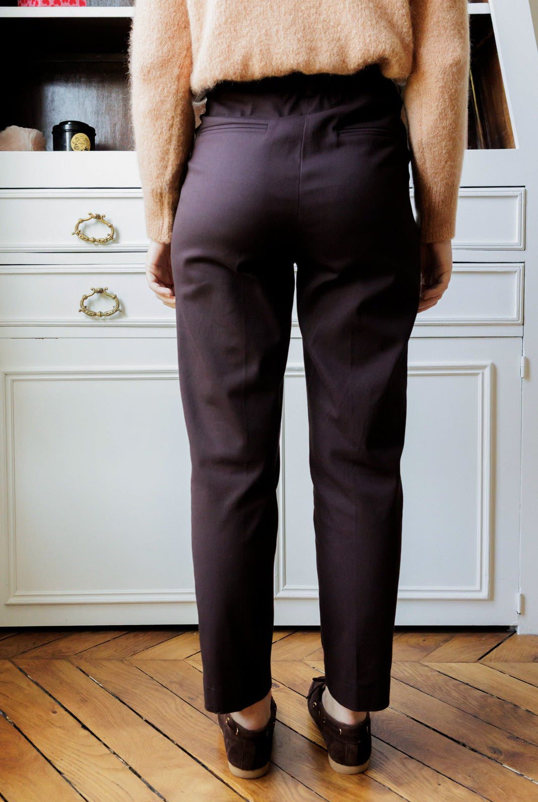 Petite-so-what-women's-chocolate-brown-chino-pants-petite