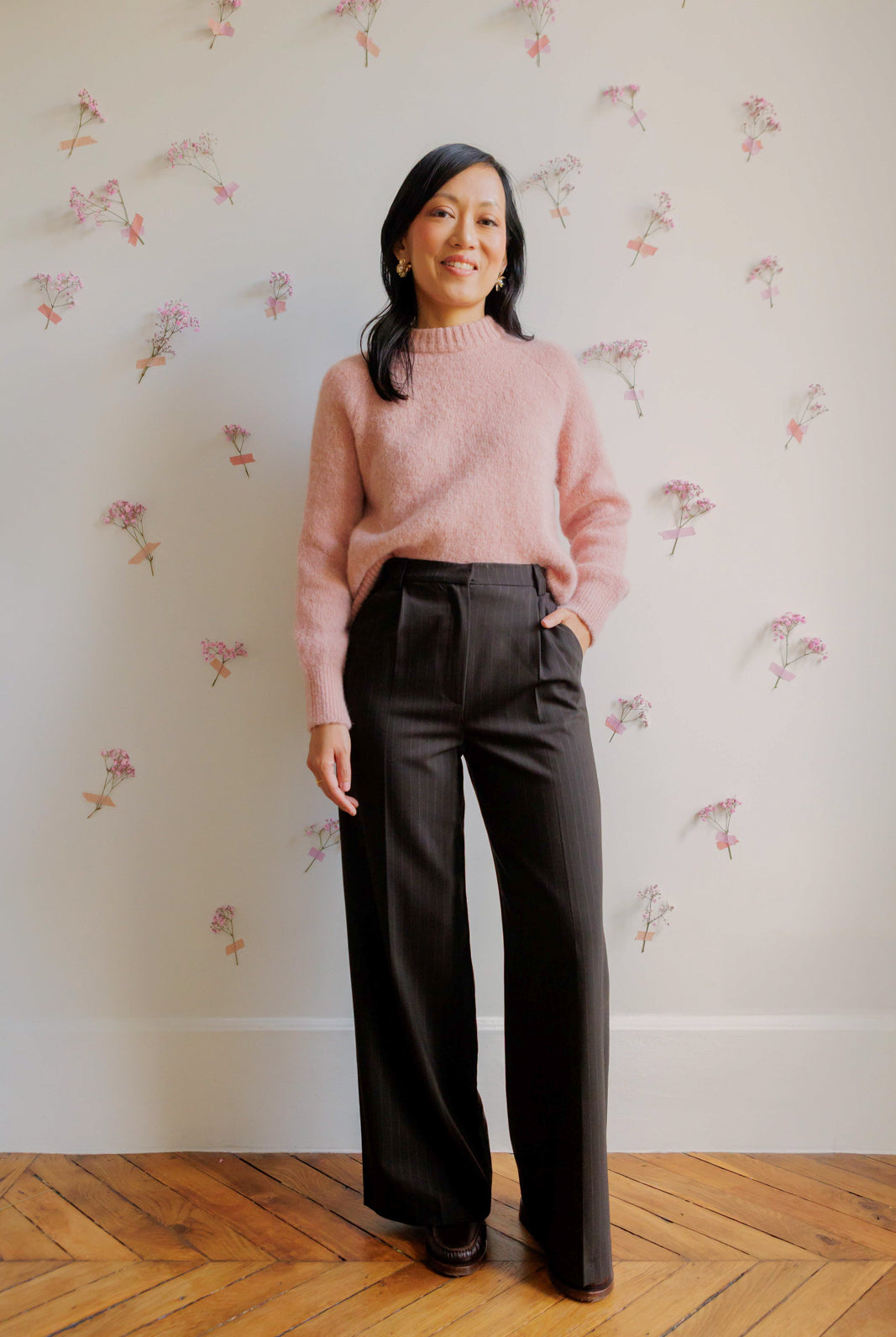 Petite-and-so-what-pantalon-large-fluide-raye-marron-femme-petite-lucy