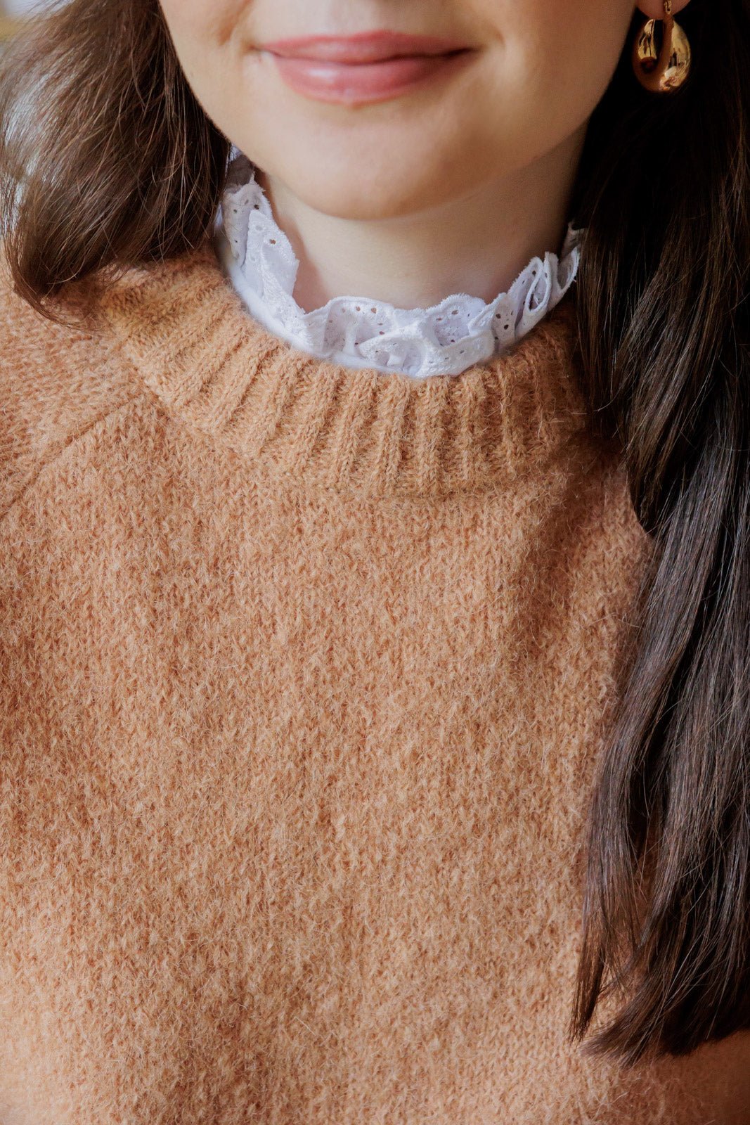 Petite-and-so-what-beige-camel-wool-sweater-for-women-petite-ilona