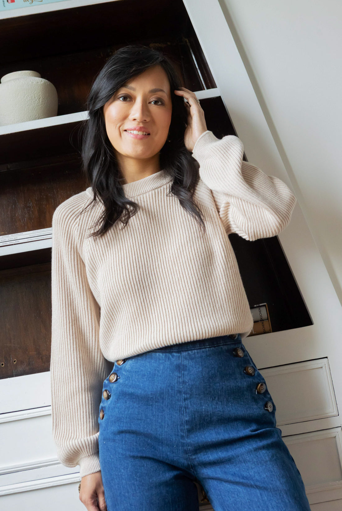 Petite-and-so-what-pull-maille-ecru-anne-femme-petite