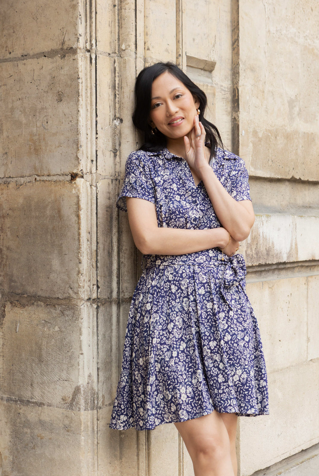 Petite-and-so-what-robe-fleurie-bleu-femme-petite-diane