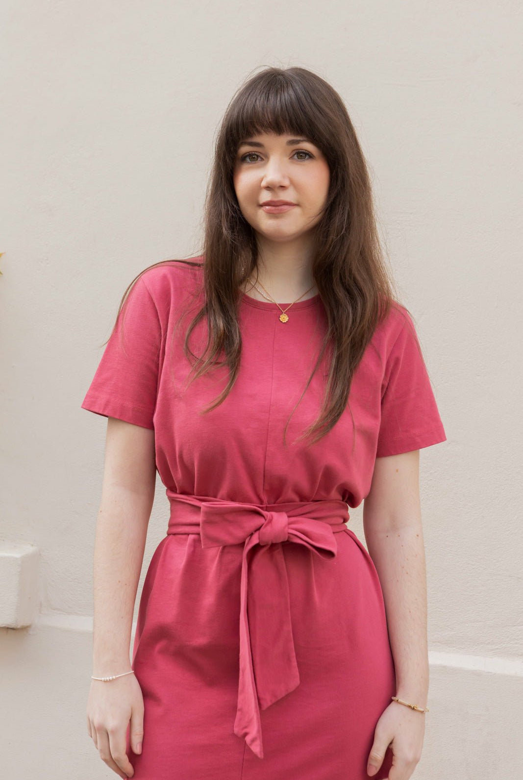 Petite-and-so-what-robe-stevie-tee-shirt-fuschia-rose-femme-petite