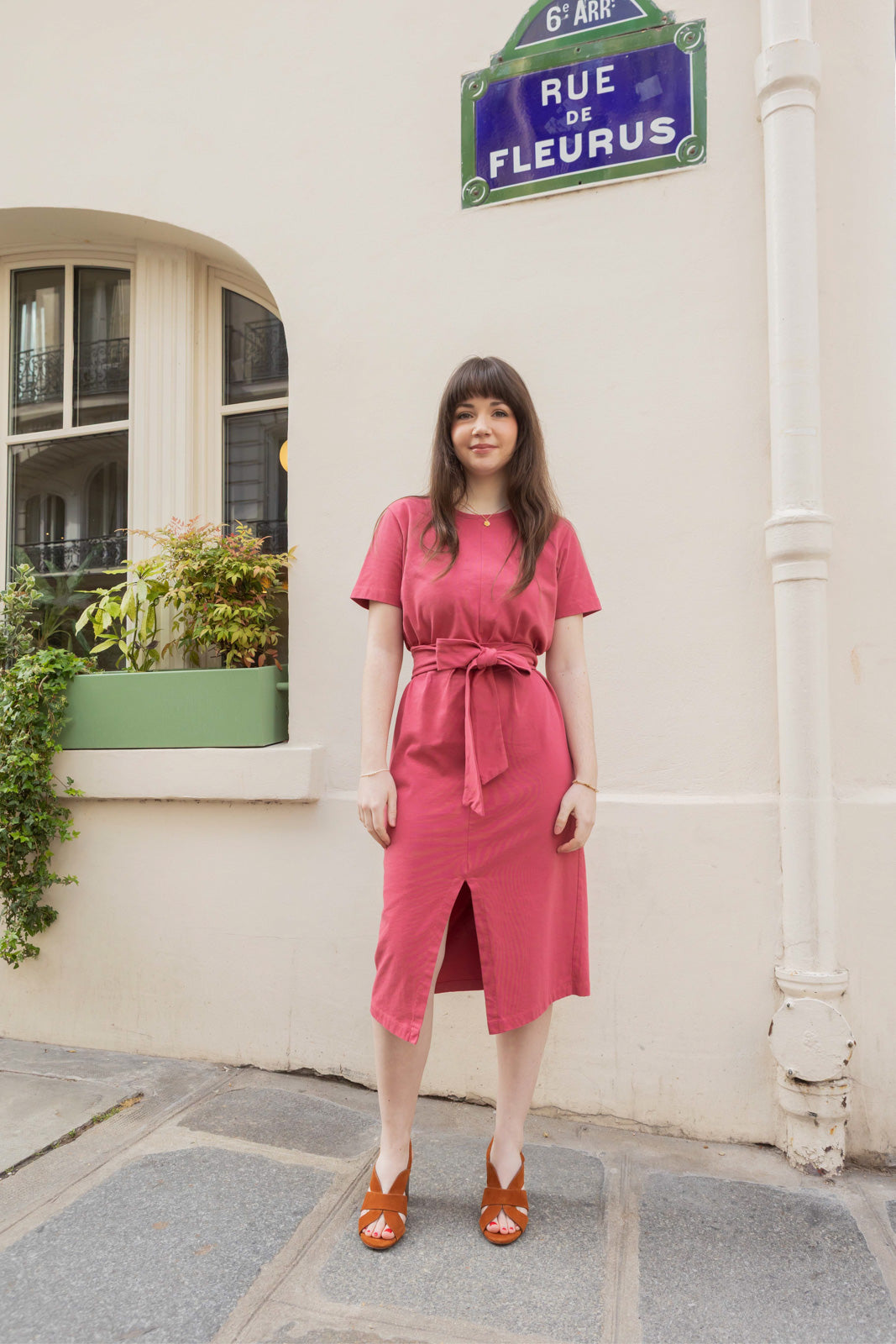 Petite-and-so-what-robe-stevie-tee-shirt-fuschia-rose-femme-petite