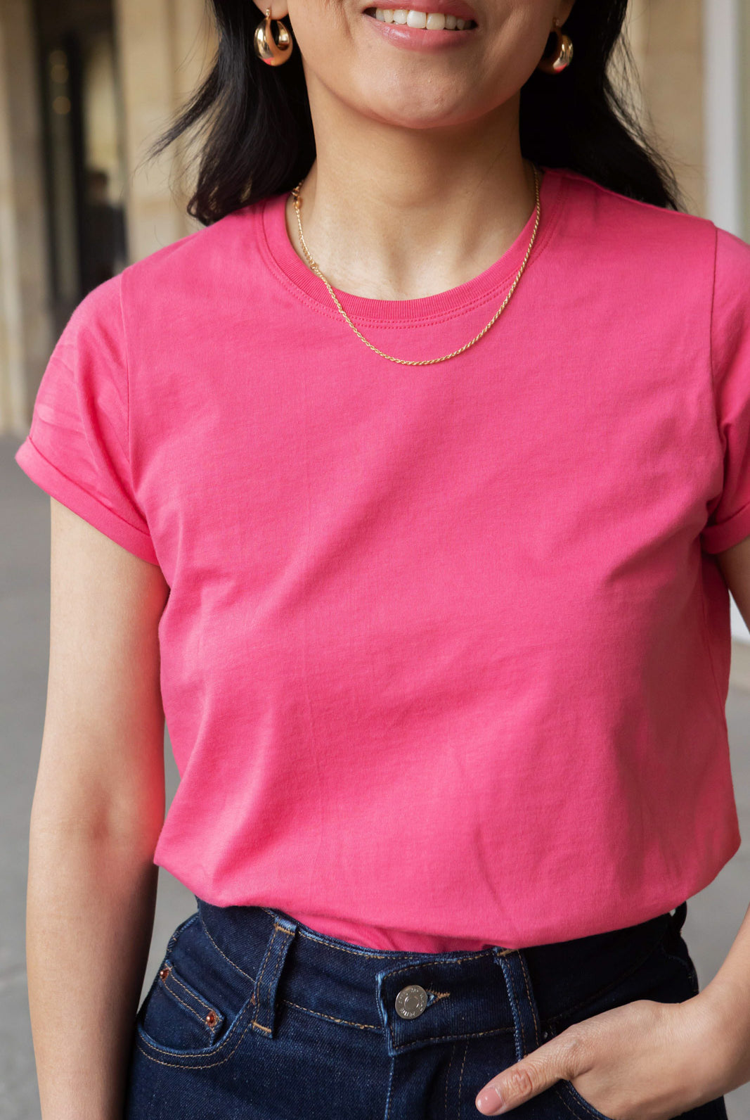 Petite-and-so-what-tee-shirt-rose-femme-petite-fuchsia-coton-col-rond-norah