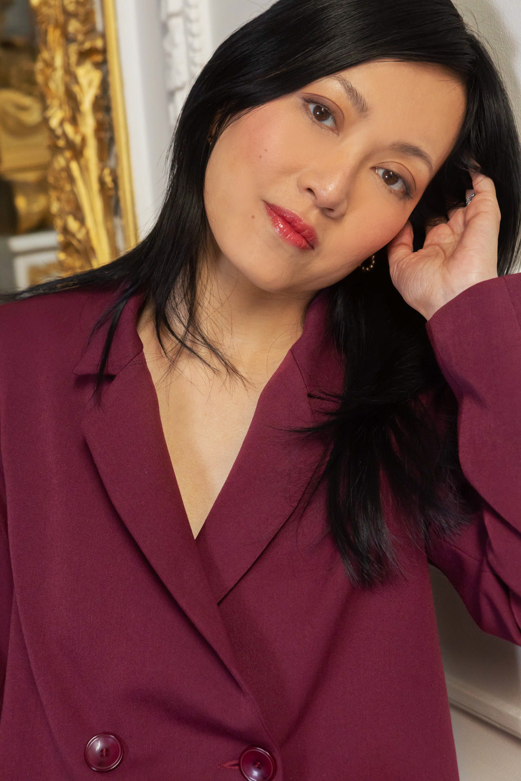 Petite-and-so-what-veste-costume-bordeaux-courte-femme-petite-apolline