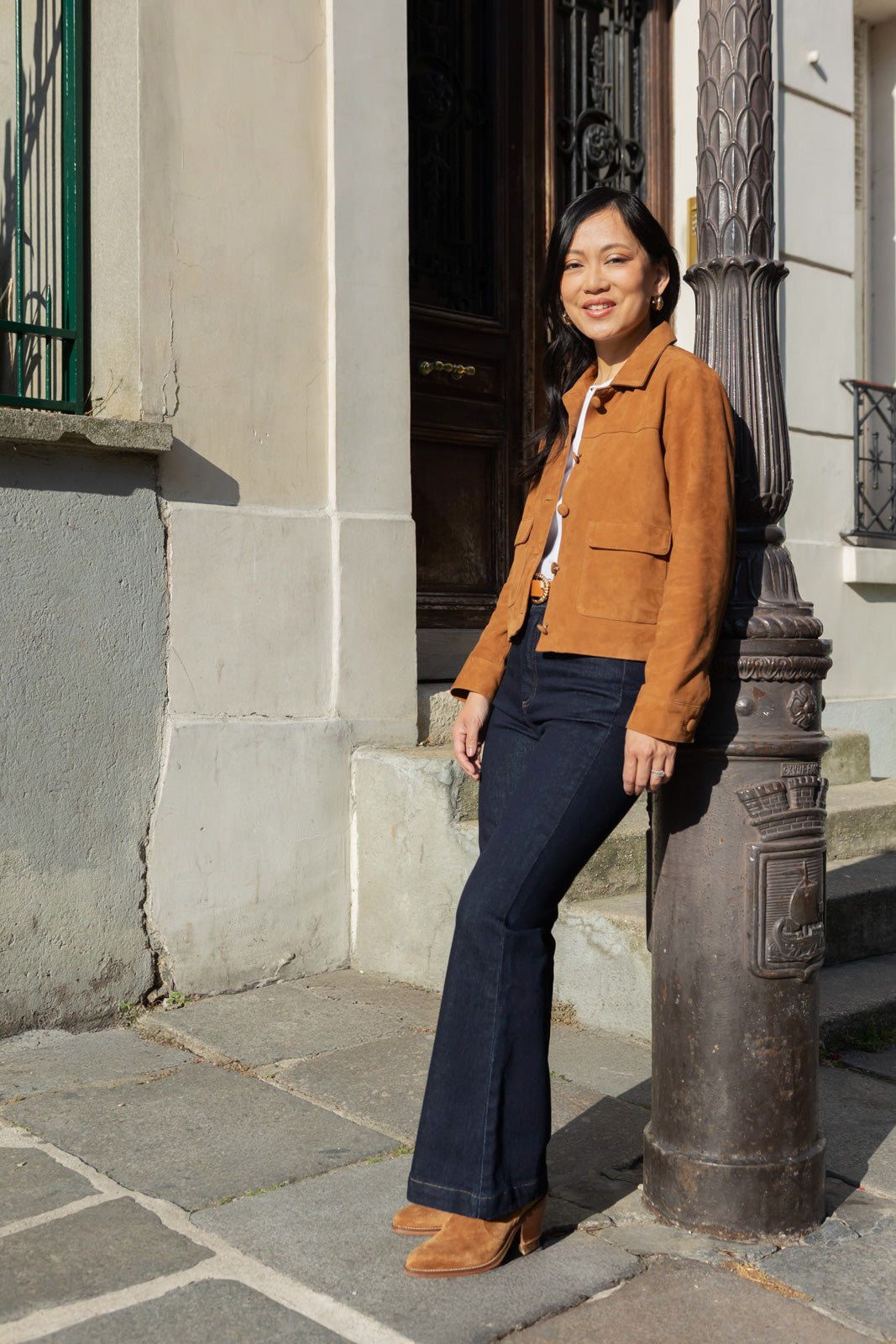 Petite-and-so-what-veste-daim-camel-marron-femme-petite