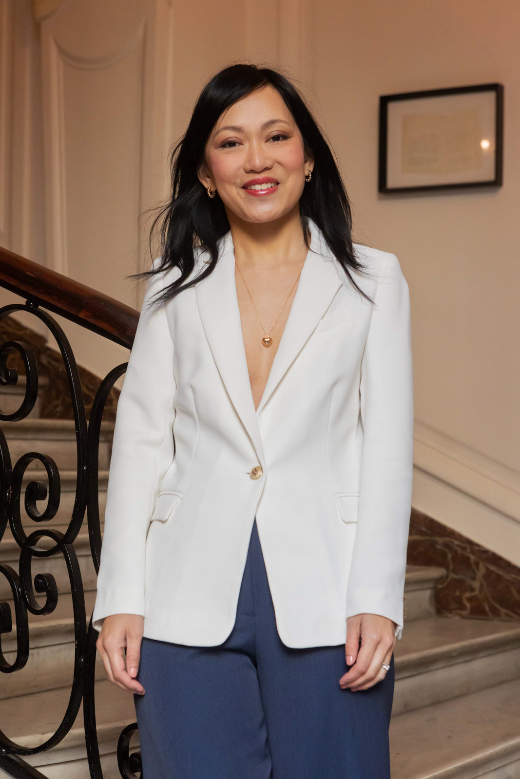 Petite-and-so-what-veste-stephanie-ecru-femme-petite-costume-elegant