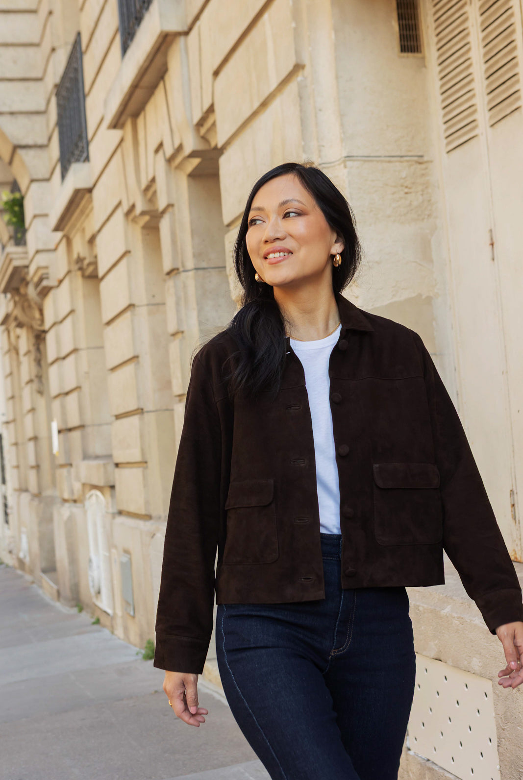 Petite-and-so-what-veste-daim-chocolat-marron-femme-petite
