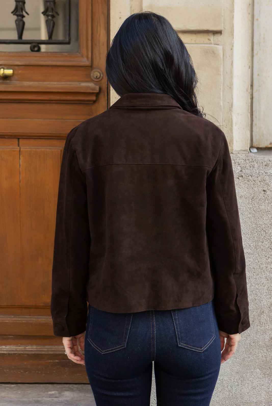 Petite-and-so-what-veste-daim-chocolat-marron-femme-petite