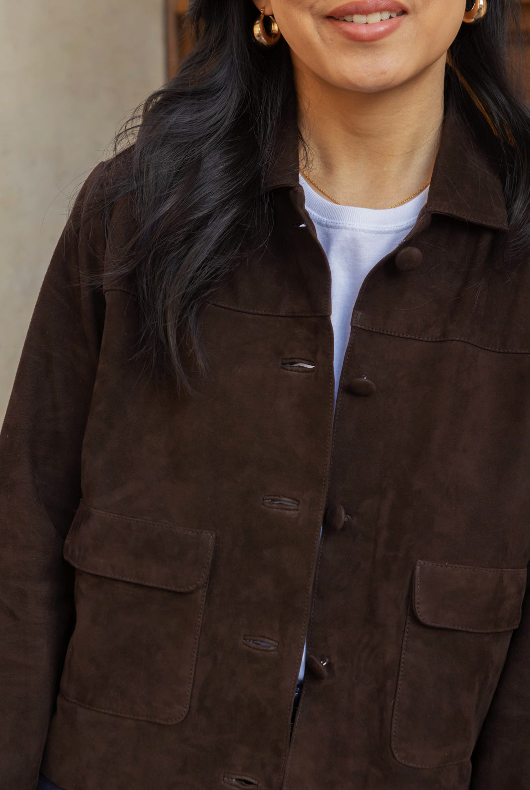 Petite-and-so-what-veste-daim-chocolat-marron-femme-petite