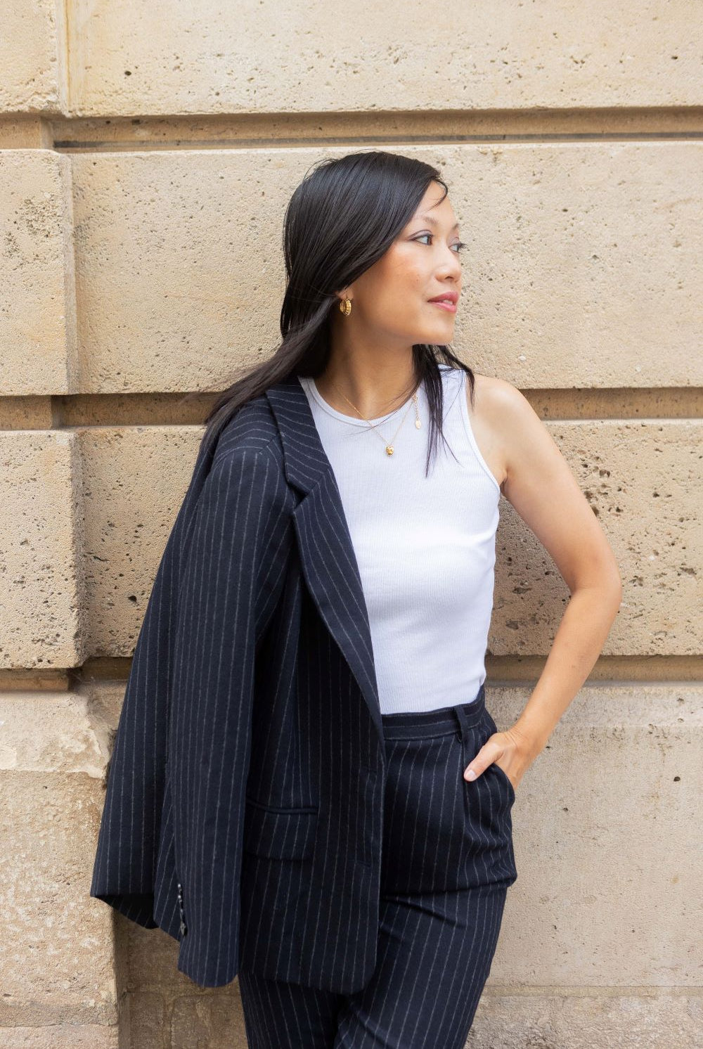 Petite-and-so-what-veste-rayee-femme-petite-costume