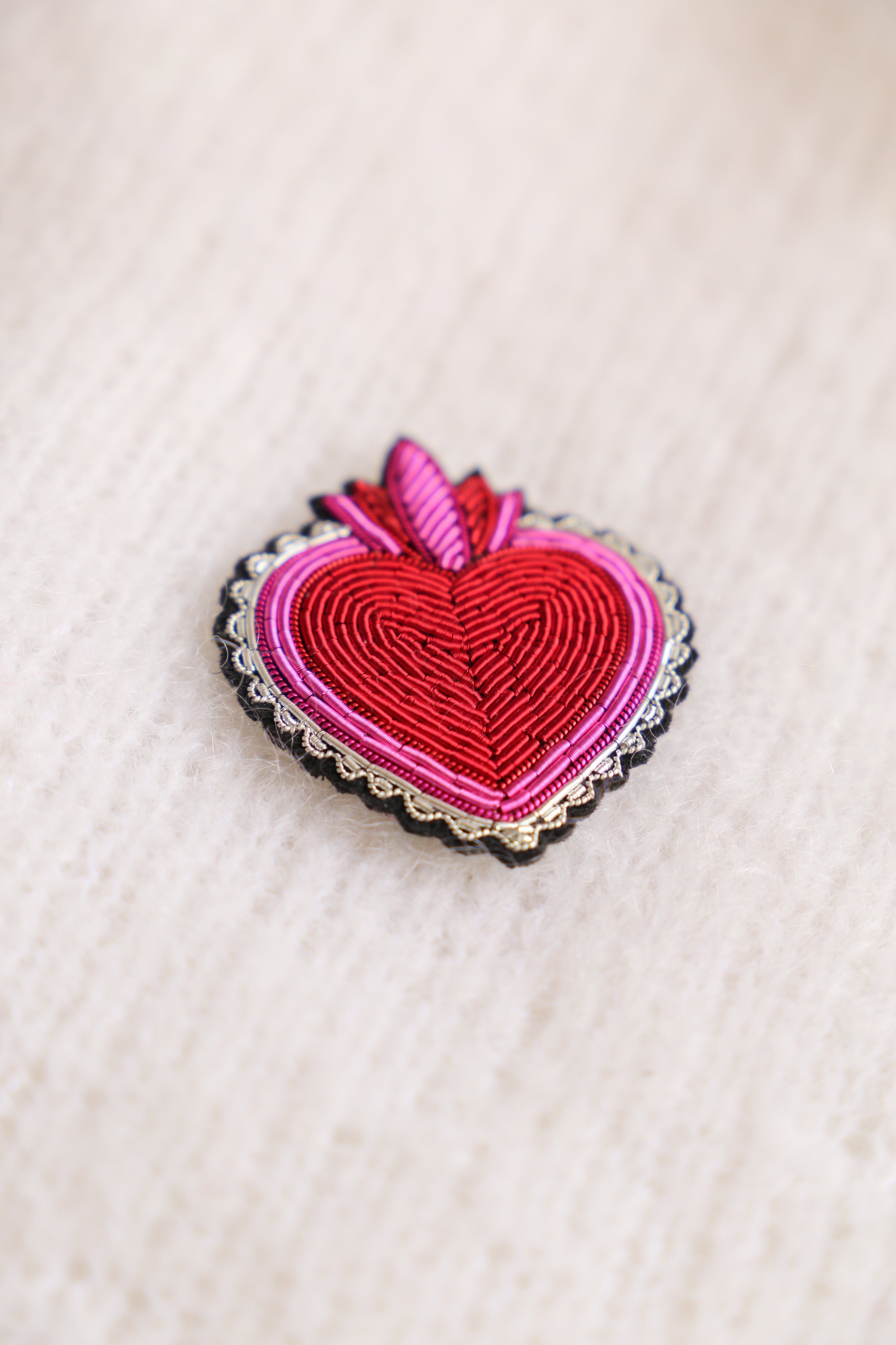 Heart brooch - Petite and So What