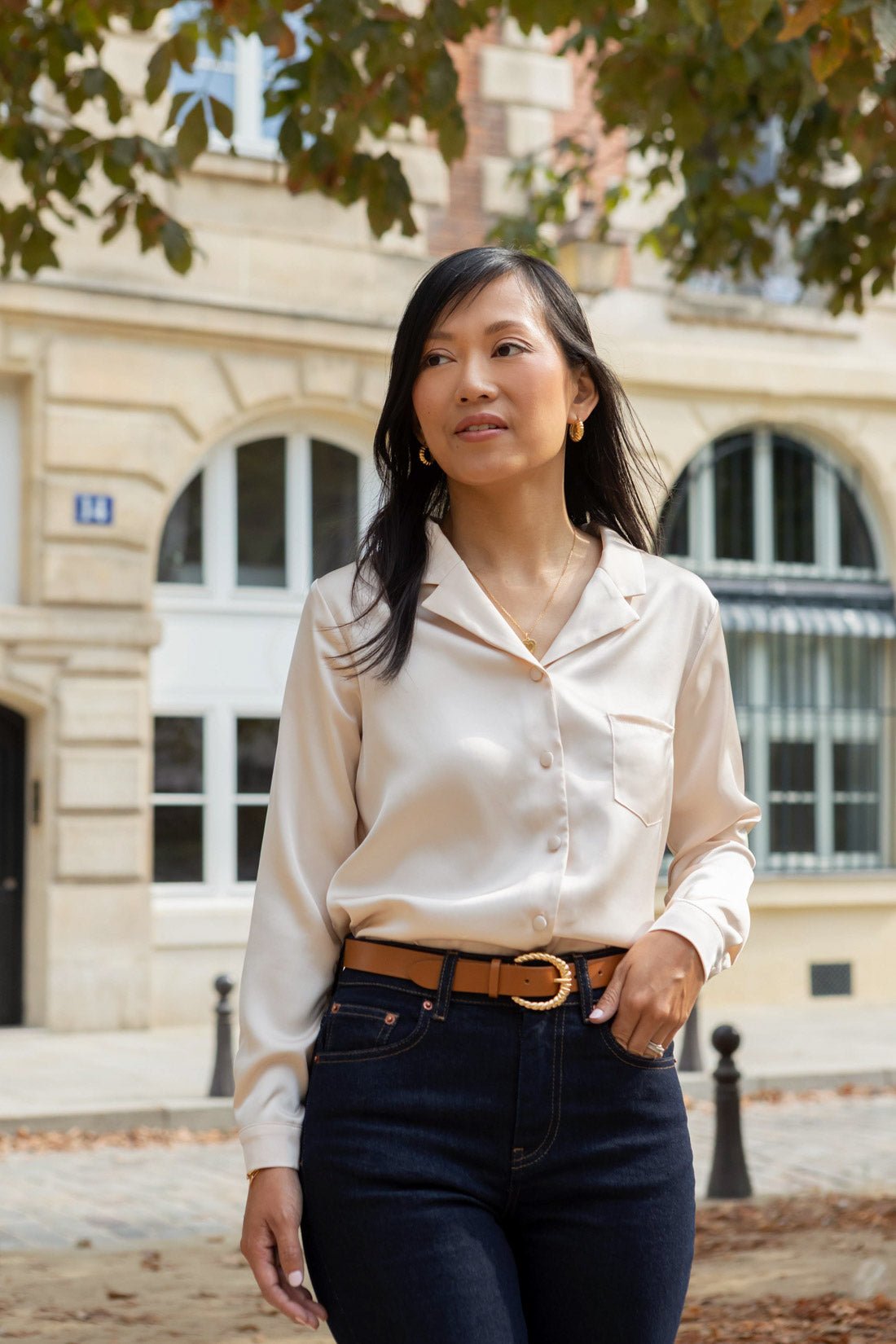 Rosa shirt - nude - Petite and So What