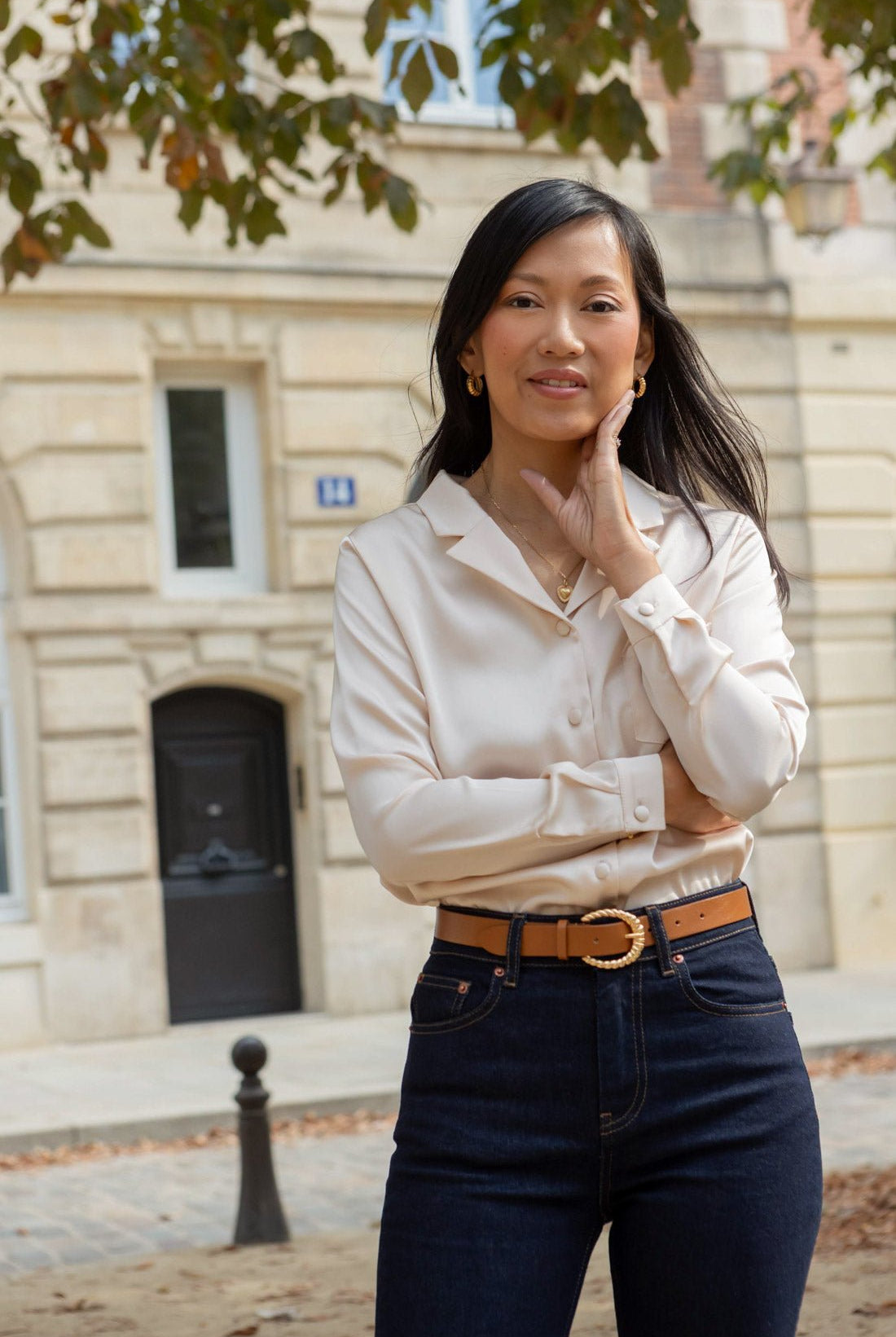 Rosa shirt - nude - Petite and So What