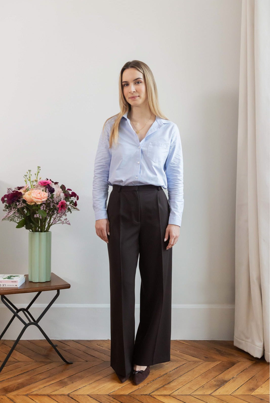 Chemise Sarah - bleu ciel - Petite and So What