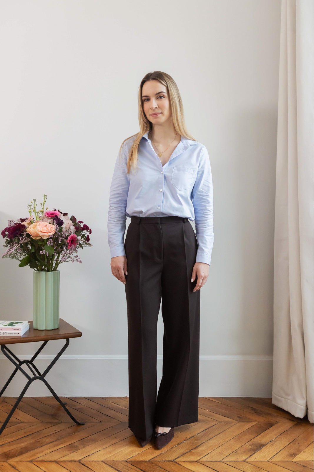 Chemise Sarah - bleu ciel - Petite and So What