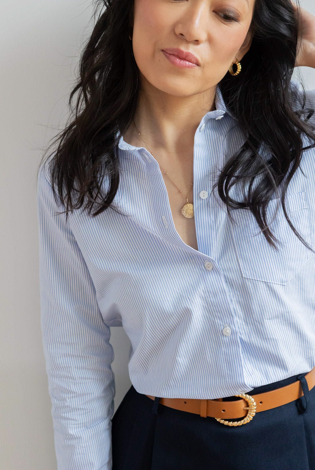 Chemise Sarah - fines rayures - Petite and So What