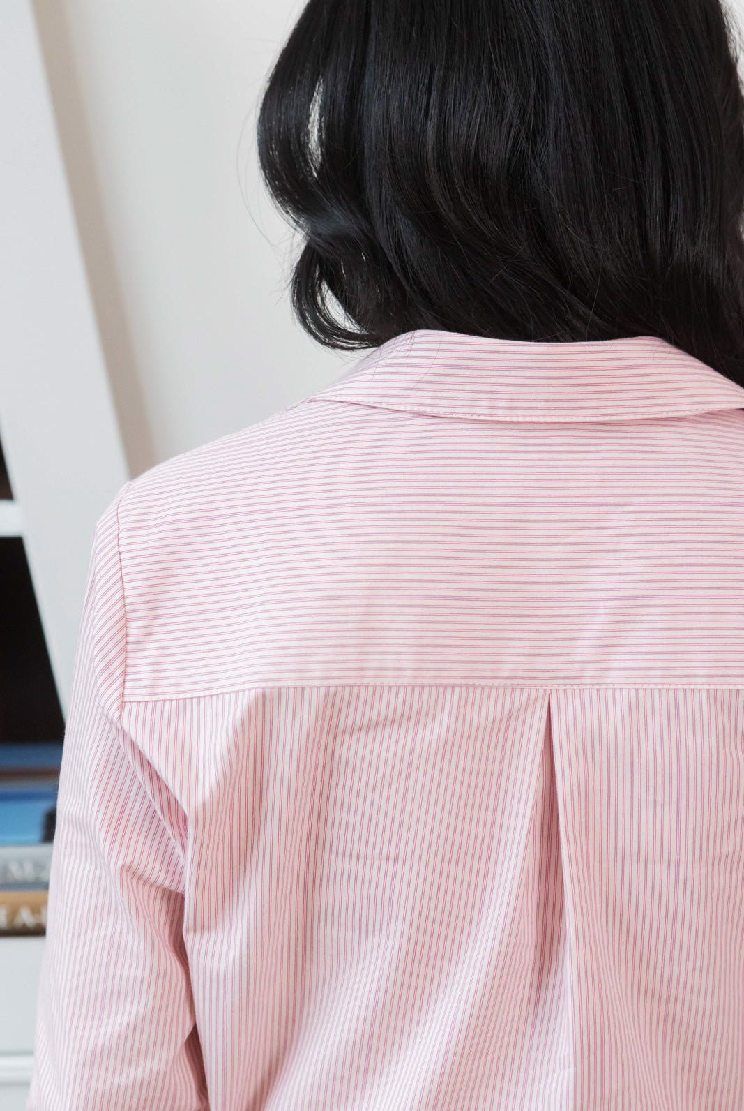 Sarah shirt - pink stripes - Petite and So What