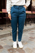 Chino Judy - peacock blue - Petite and So What