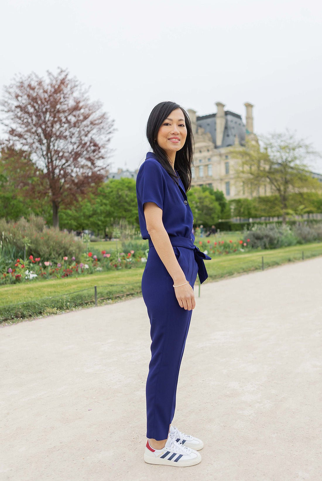 Juliette jumpsuit - navy - Petite and So What