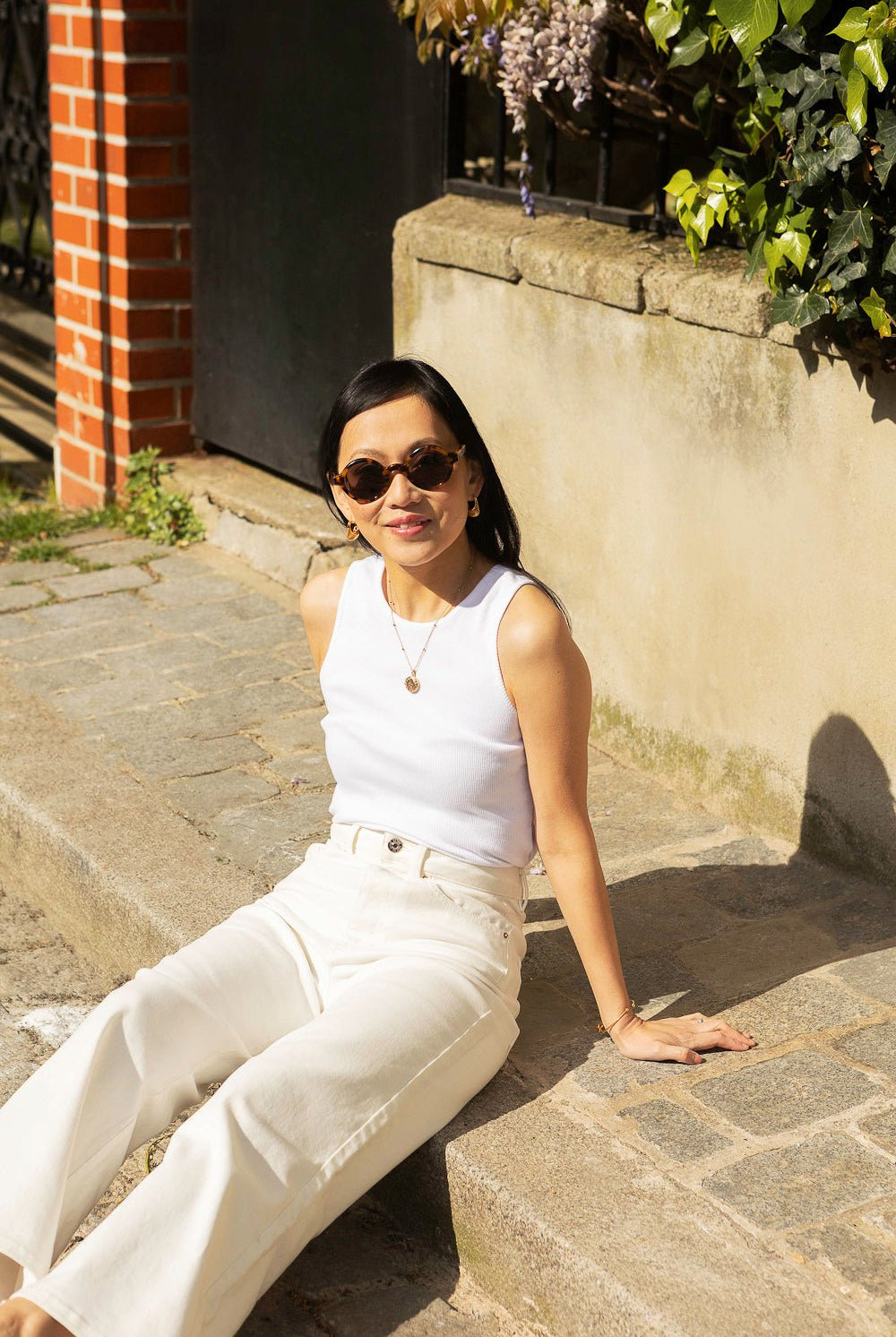 Joyce tank top - white - Petite and So What