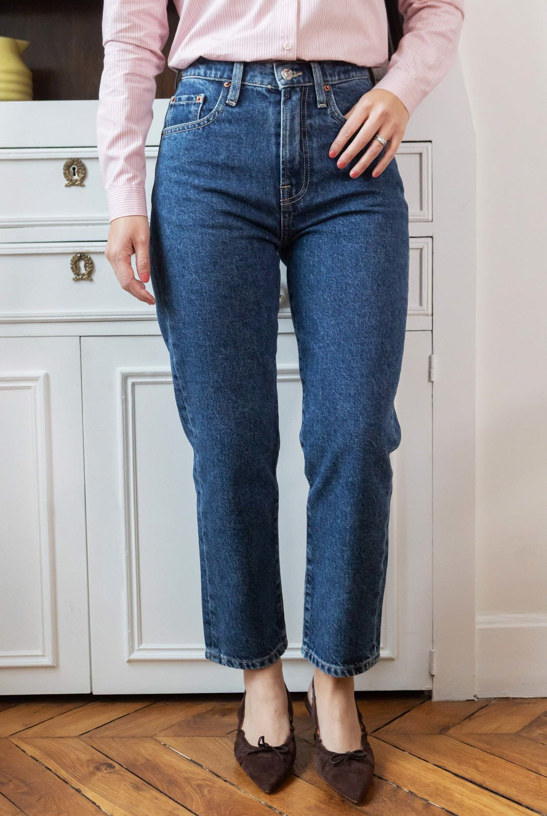 Jean droit Ellen - bleu indigo - Petite and So What