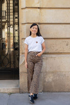 Carly wide jeans - leopard - Petite and So What