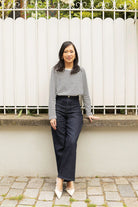 Joan wide jeans - raw blue - Petite and So What