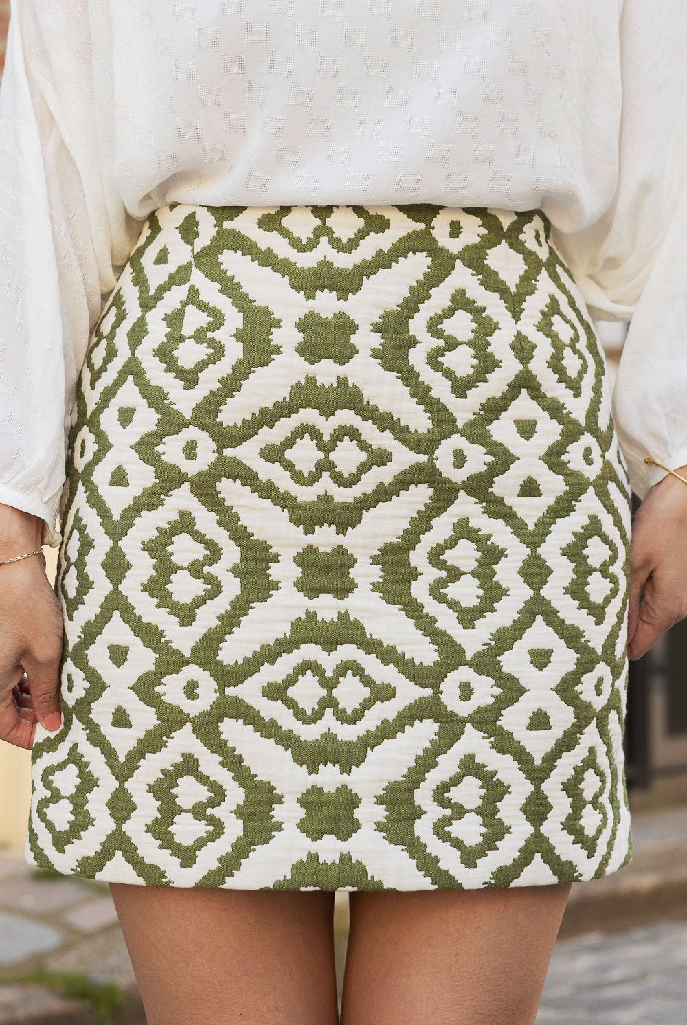 Eva skirt - quilted jacquard - Petite and So What