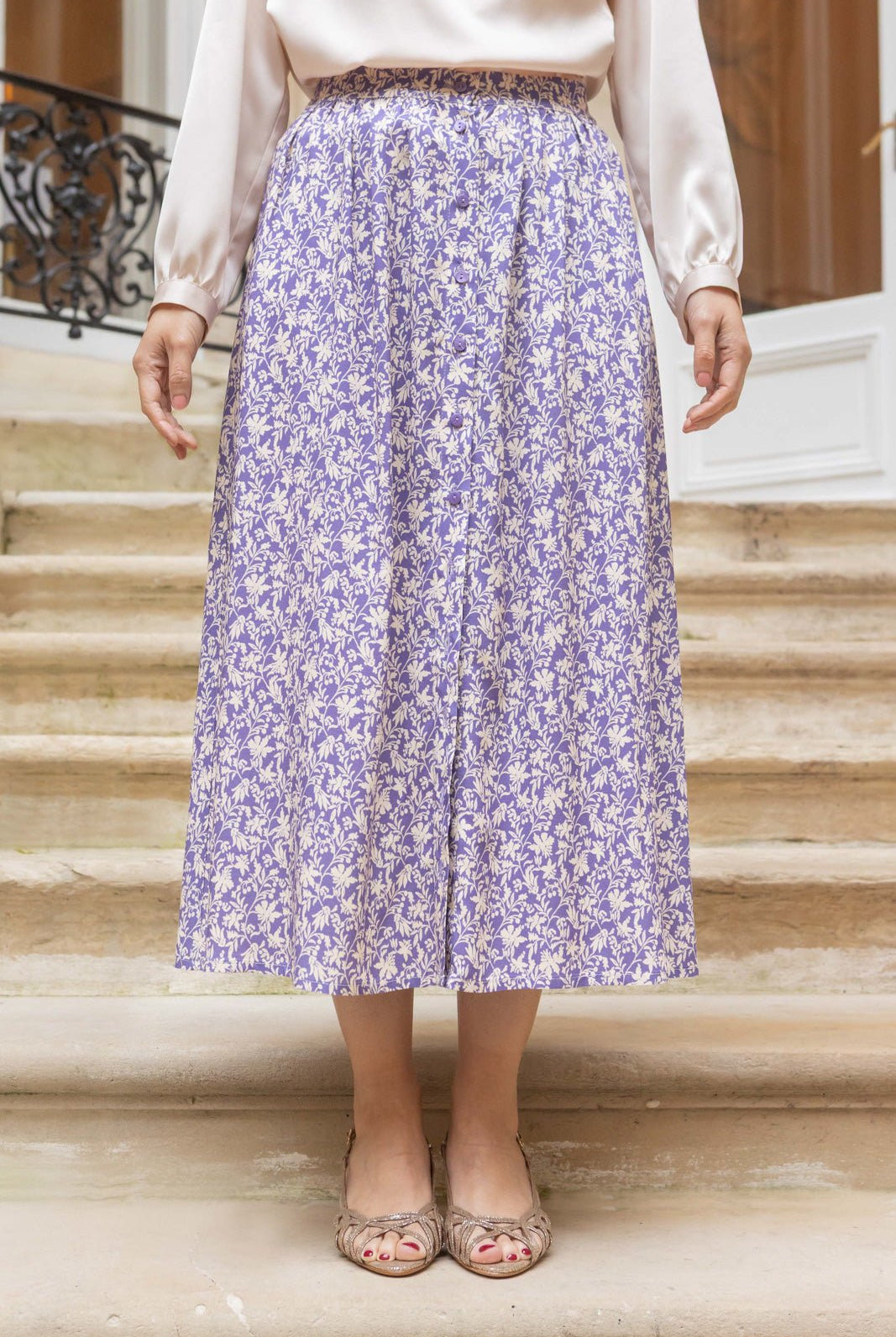 Jupe Géraldine - fleuri - Petite and So What