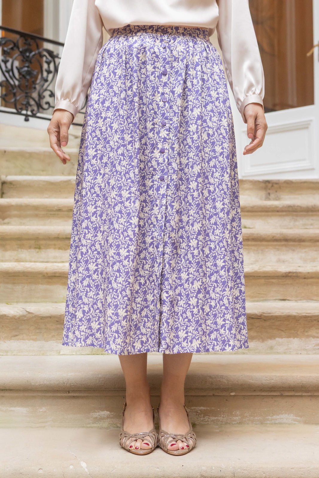 Jupe Géraldine - fleuri - Petite and So What