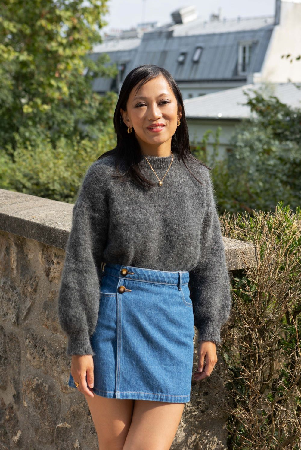 Nancy skirt - denim - Petite and So What