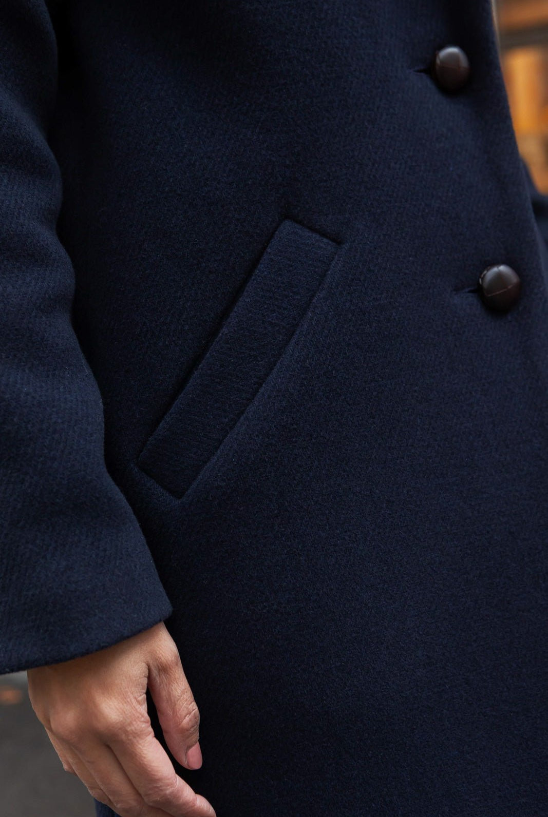 Françoise coat - navy blue - Petite So What