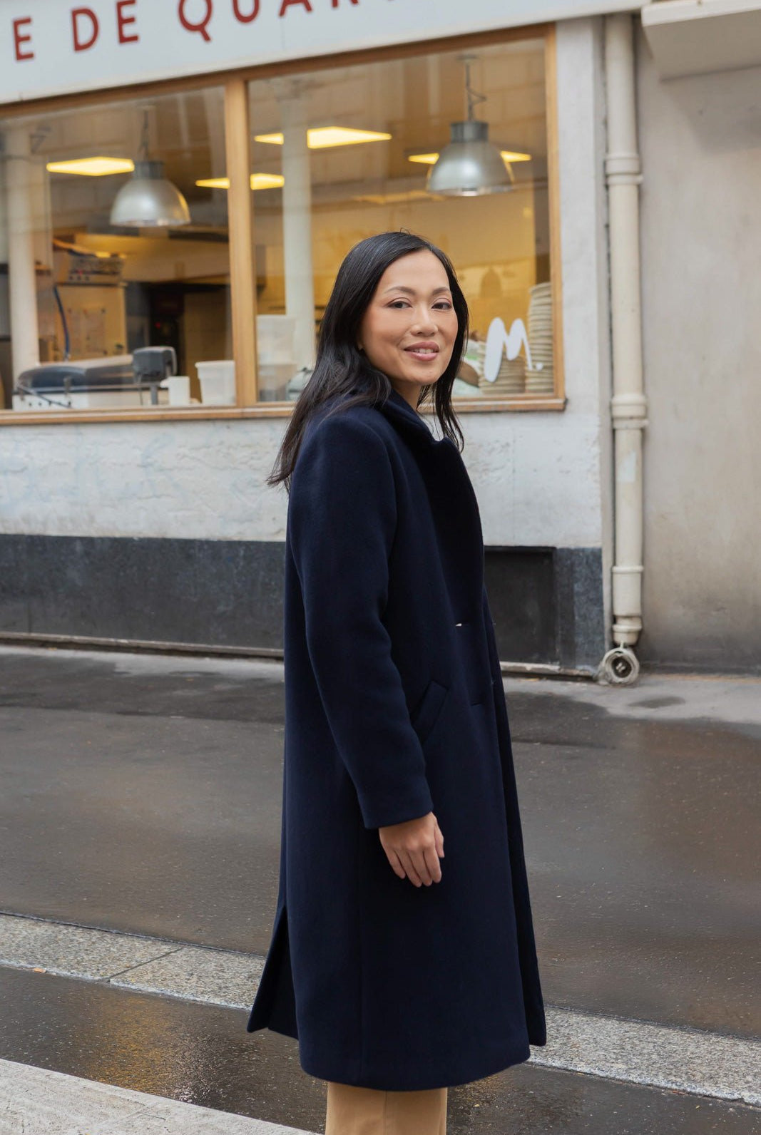 Françoise coat - navy blue - Petite So What