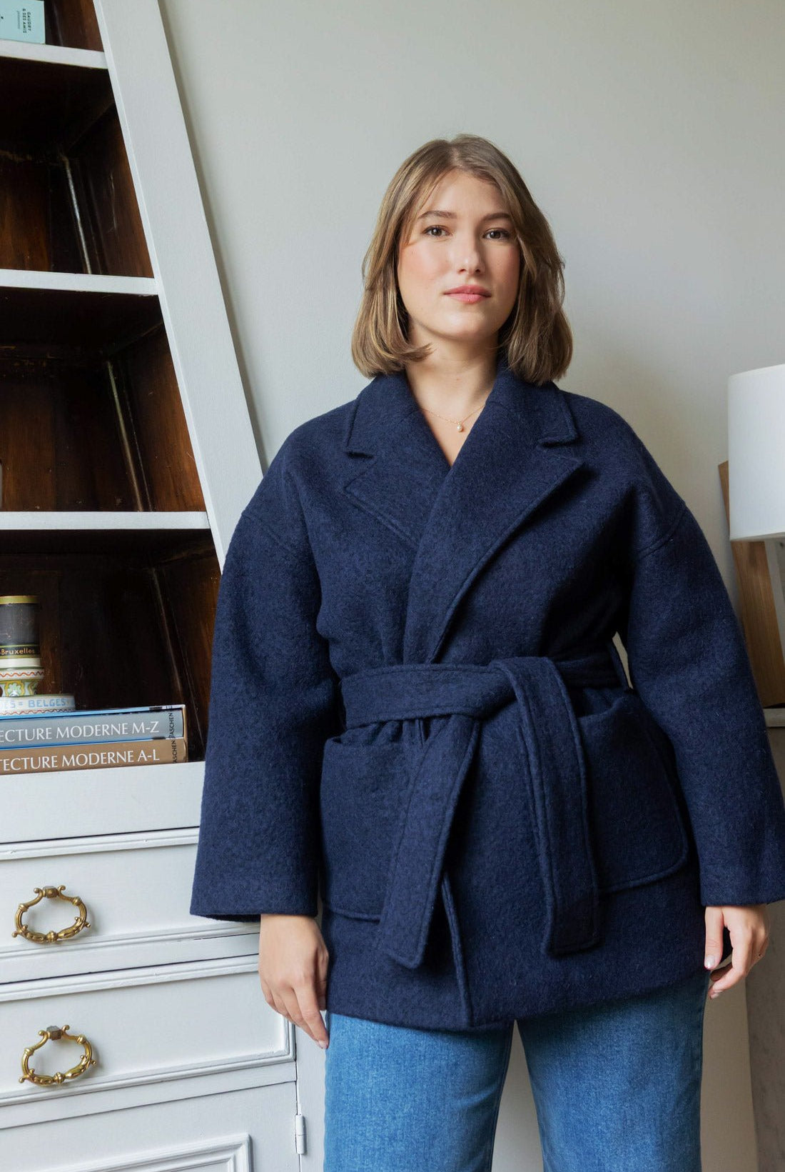 Manteau Yoko - marine - Petite and So What