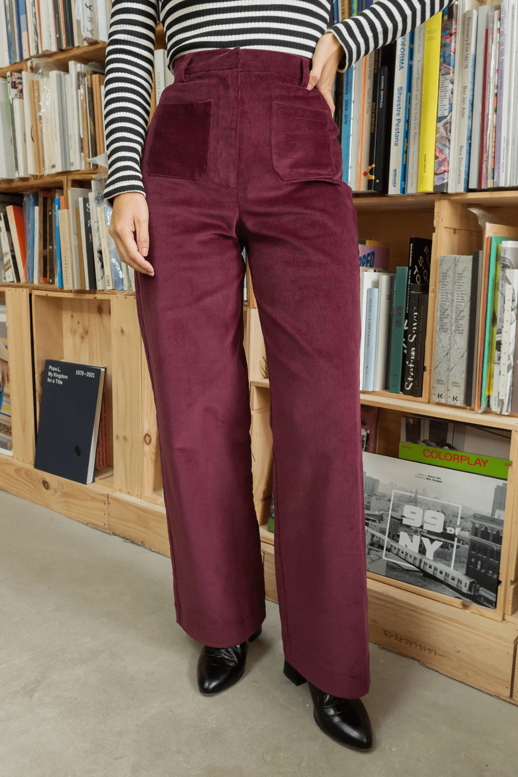 Pantalon Gwenn - bordeaux - Petite and So What