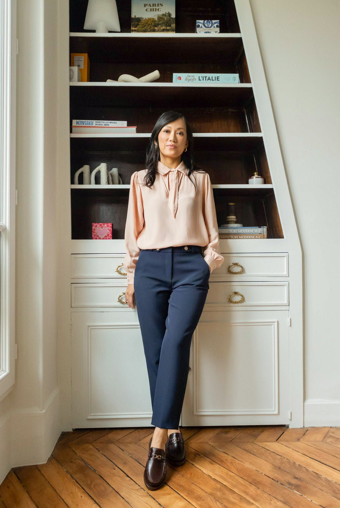 Pantalon Sacha - bleu marine - Petite and So What