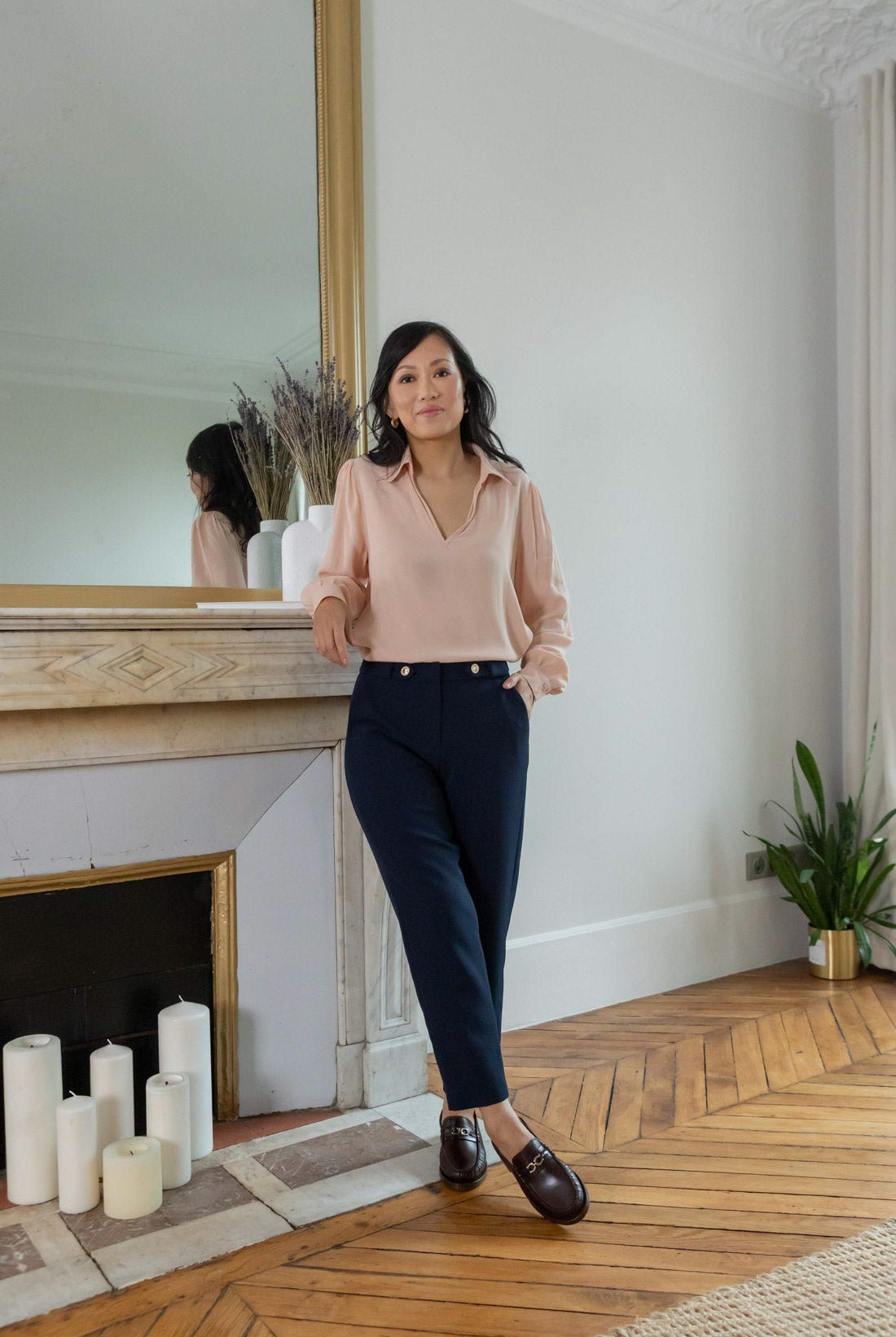 Pantalon Sacha - bleu marine - Petite and So What