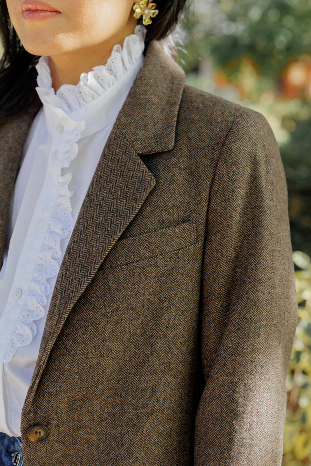 petite-and-so-what-chocolate-herringbone-wool-blazer-loose-fit-made-in-france-women's-petite-rosalind