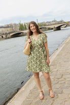 Edith dress - khaki floral - Petite and So What