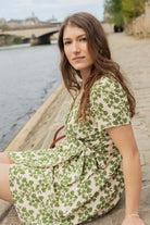 Edith dress - khaki floral - Petite and So What