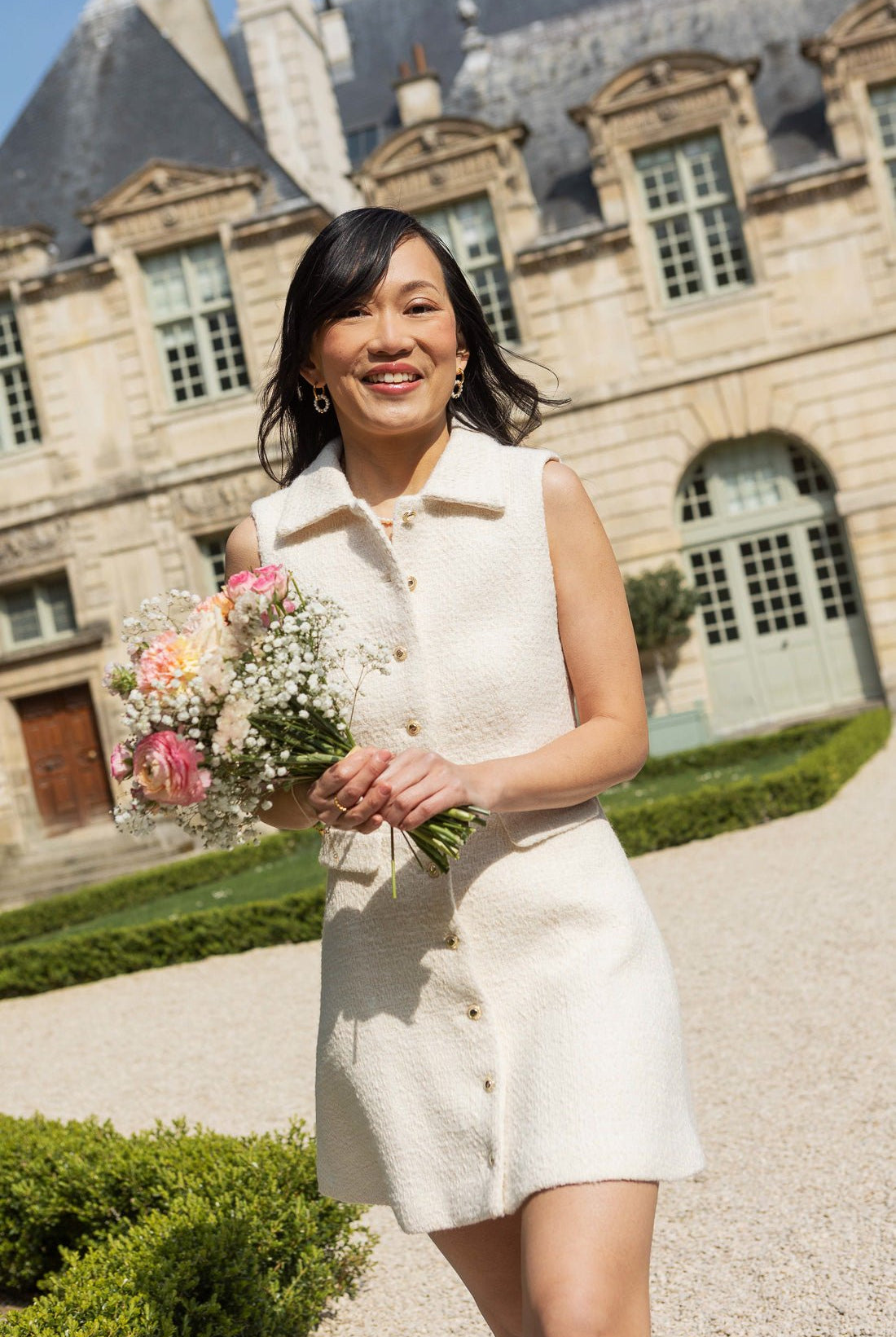 Nicola dress - ecru - Petite and So What