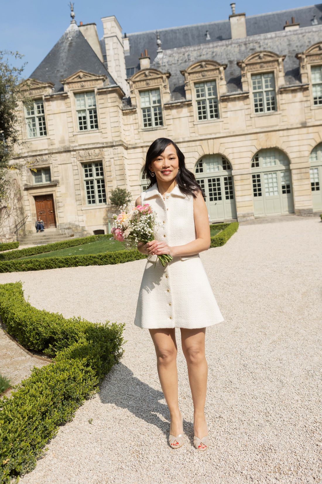 Nicola dress - ecru - Petite and So What