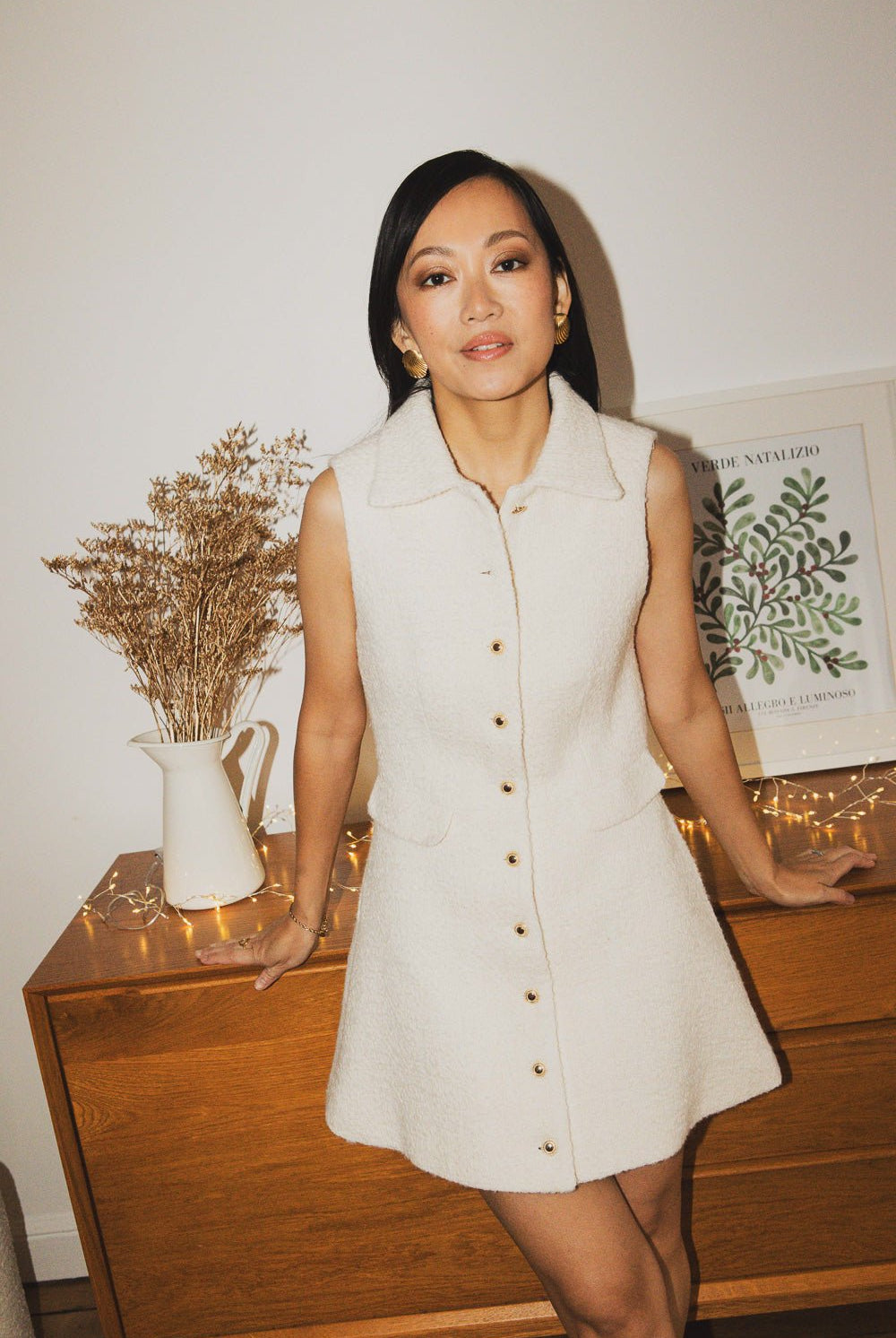 Nicola dress - ecru - Petite and So What